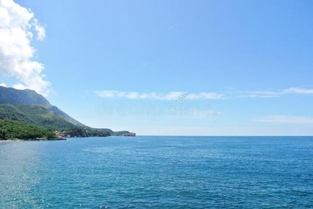 假日 海景 沿海 美丽的 黑山 海湾 天堂 海岸线 海洋