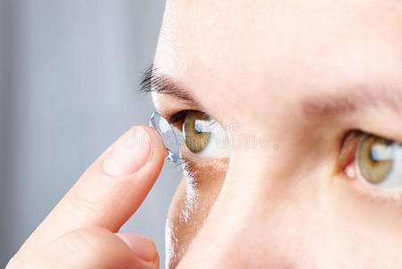 透镜 视力 照顾 眼睛 白种人 健康 鞭子 校正 睫毛 美丽的