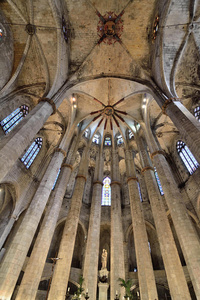 加泰罗尼亚 中堂 建筑学 西班牙 巴塞罗那 大教堂 历史