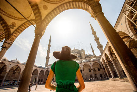 连衣裙 伊斯坦布尔 肖像 亚洲 欧洲 美丽的 旅游业 后面
