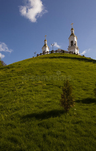 教堂。白俄罗斯