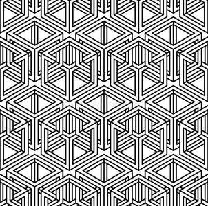 重复图形简笔画图片