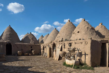 蜂巢房子在哈兰火鸡哈兰的蜂巢屋照片
