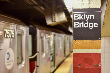 布鲁克林大桥市政厅地铁站纽约市