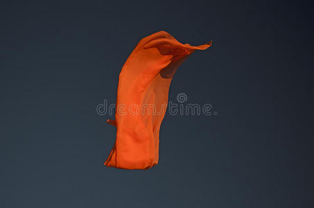 橙色围巾