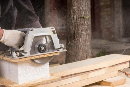 木工 细木工 建设 建造 建设者 在室内 承包商 工程 特写镜头