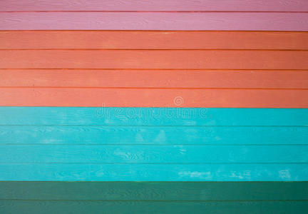 彩色木墙背景