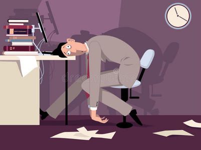 累死人的工作图片