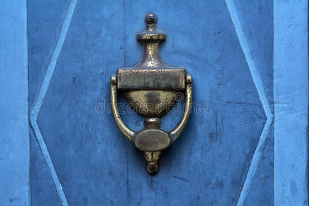 古老的 浪漫的 黄铜 入口 古董 门环 咕哝 木材 门把手