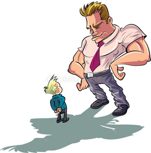 恶作剧的小男孩图片