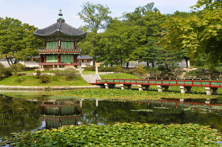京博宫宝塔，韩国首尔，历史寺庙建筑