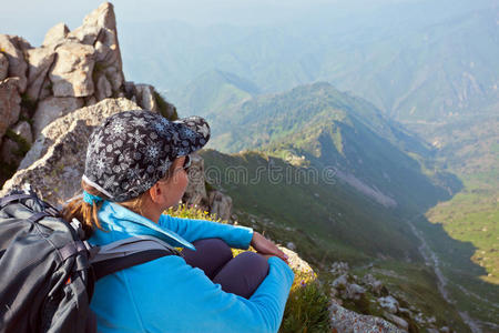 自由 假日 喜马拉雅山脉 女孩 闲暇 自然 旅行 登山者