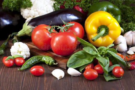 各种类型的蔬菜