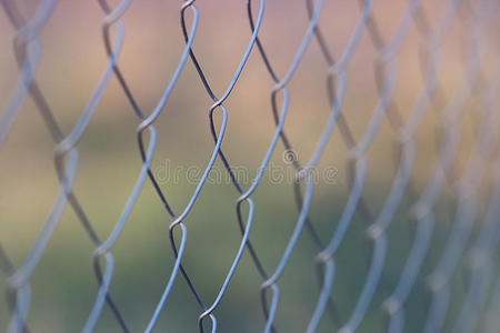 金属 六角形 插图 监狱 圆圈 行业 保护 安全 障碍 网格
