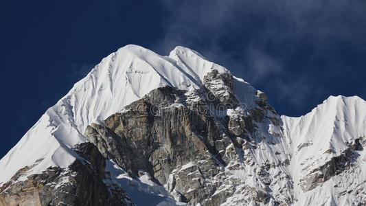 昆布 范围 尼泊尔 登山 喜马拉雅山 全景图 目的地 风景