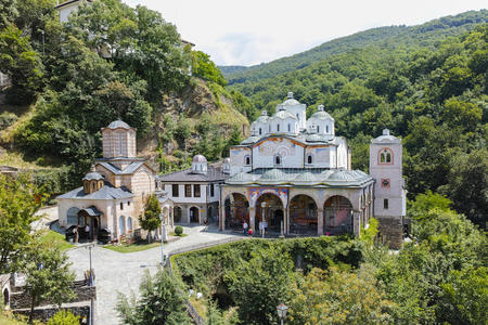 信仰 文化 目的地 全景图 宗教 修道院 旅行 帕兰卡 马其顿