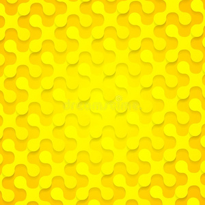 明亮的黄色抽象形状背景纹理