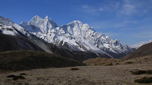 近的 自然 珠穆朗玛峰 昆布 冰碛 高的 重新 登山 亚洲