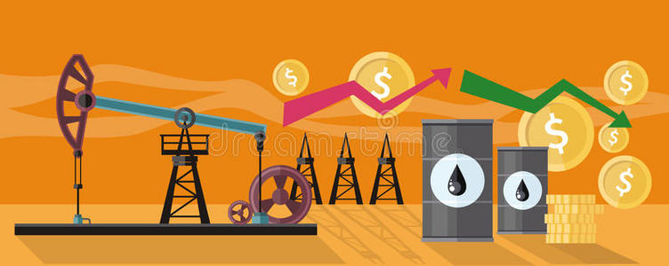 石油价格生产的图形变化
