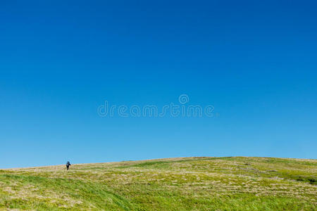 牧场 天空 风景 背包旅行 乡村 跋涉 小山 公园 范围