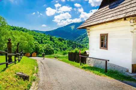 欧洲 斯洛伐克语 外部 房子 美丽的 吸引力 建筑 历史的