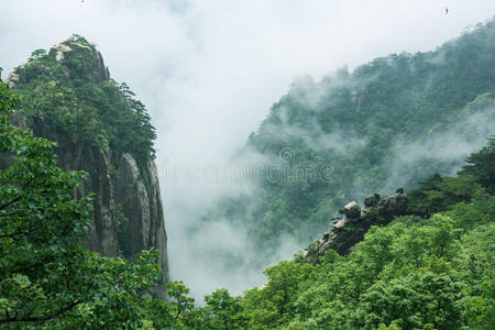 中国美丽的黄山