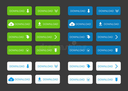 下载按钮集