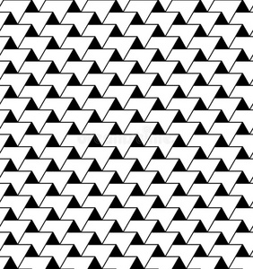 锯齿的线黑白几何无缝图案与锯齿线和照片