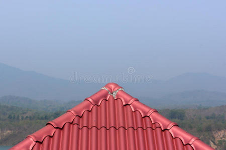 场景 金属 纹理 古老的 房子 建筑学 泰国 屋顶 天空