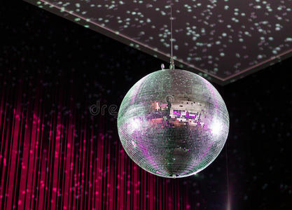 新的 闪烁 跳舞 镜子 庆祝 美丽的 迪斯科球 圆圈 音乐