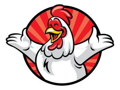 欢快的鸡肉照片