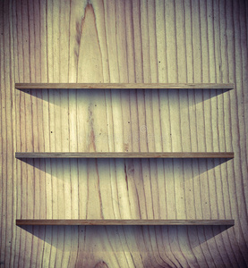 木制书架背景