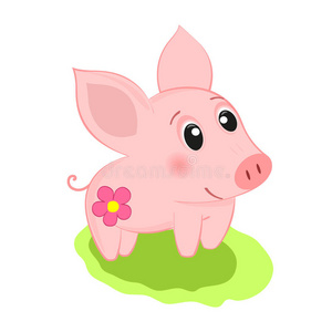 卡通 猪肉 农场 字符 偶像 食物 性格 动物 脂肪 粉红色