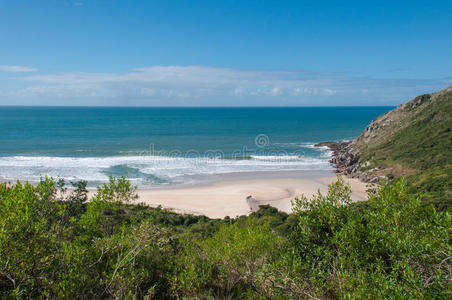 巴西南部Florianopolis岛的海滩