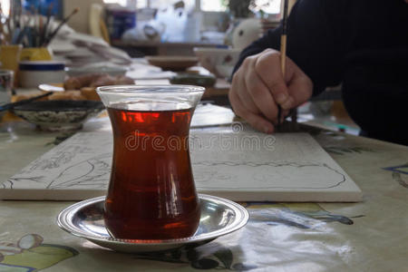 传统土耳其茶