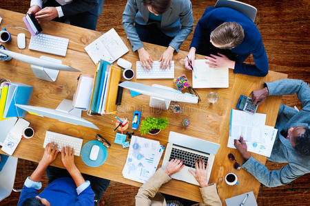 商务人员工作办公室企业团队理念照片