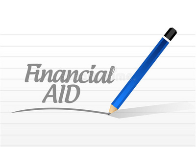 金融援助信息标志概念