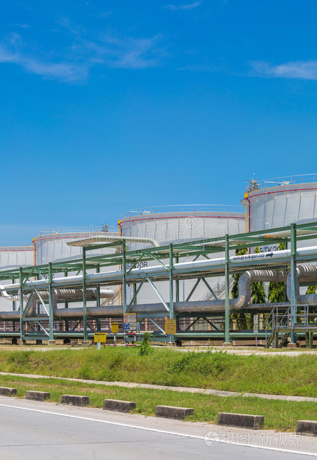 石化 筒仓 农场 建设 工厂 梯子 权力 汽油 炼油厂 能量