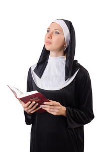 圣经 白种人 肖像 连衣裙 阅读 祈祷 教堂 女孩 有趣的