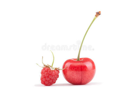 粉红色 樱桃 特写镜头 饮食 美丽的 水果 美味的 甜点