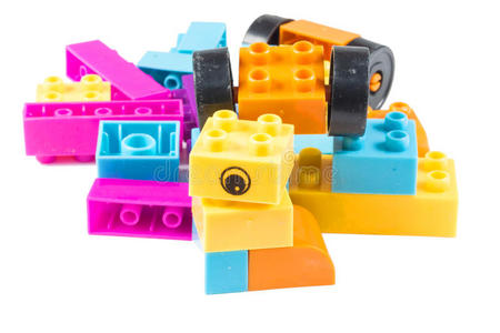 玩具彩色塑料块