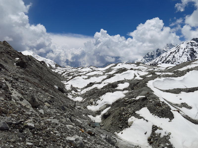 冰川 登山 风景 珠穆朗玛峰 封顶 喜马拉雅山脉 国家的
