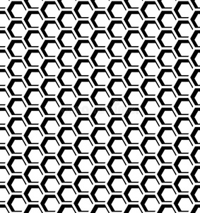 艺术 沙德 要素 织物 模块化 迭代 六边形 六角形 插图