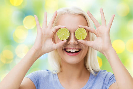 健康 石灰 柑橘 幸福 生物 眼睛 面对 损失 覆盖 假期