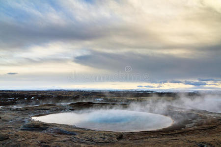 自然 地区 天空 冰岛 间歇泉 伟大的 吸引力 热的 路线