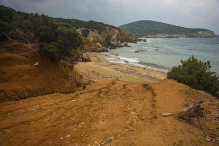 场景 海景 海滩 国家 希腊 地中海 地狱 夏天 美丽的