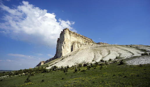 岩石 风景 高原 石窟 地标 自然 克里米亚 领域 高的