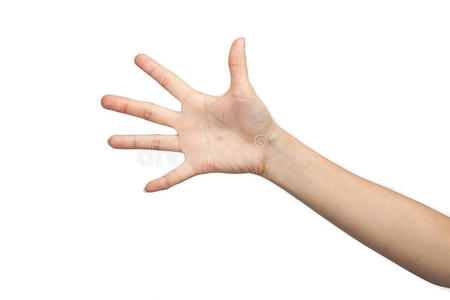 通信 指甲 计数 到达 棕榈 人类 指数 女人 高的 手指