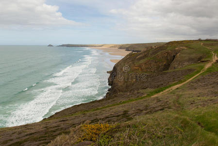 英语 纽基 海岸 海洋 王国 地点 岩石 英国 康沃尔 大西洋