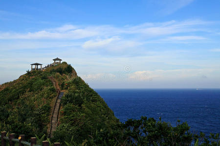 海岸线，绿岛，台湾